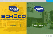Tablet Screenshot of polstar.se